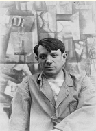 Pablo Picasso, 1912, at Villa les Clochettes, Sorgues, France